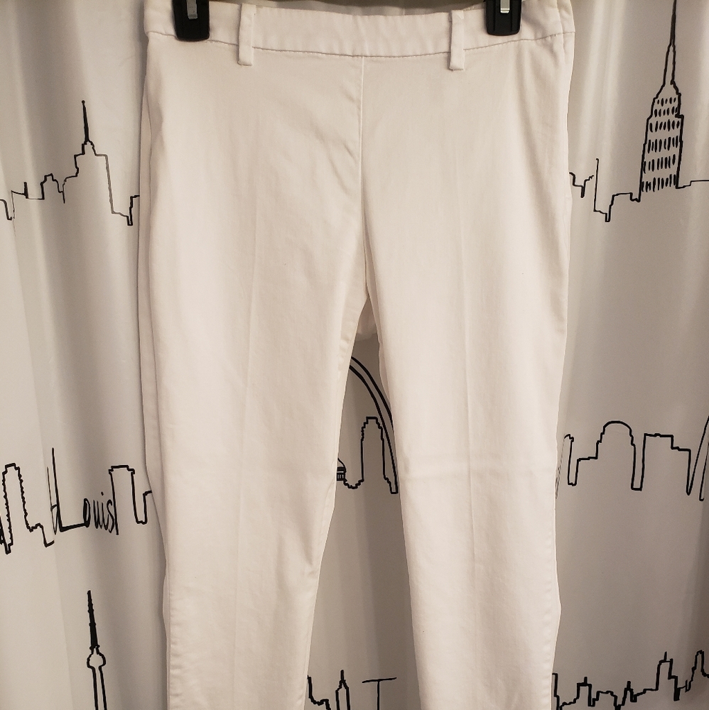 White capri pants